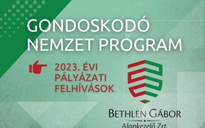 Gondoskodó Nemzet Program – 2023