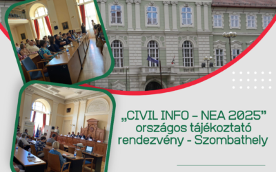 CIVIL INFO – NEA 2025 című országos tájékoztató rendezvény